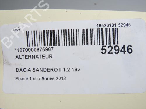 Alternator DACIA SANDERO II 1.2 | BP33770348M7 - Image 6