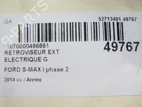 Left mirror FORD S-MAX (WA6) 2.0 TDCi | BP29441765C26 