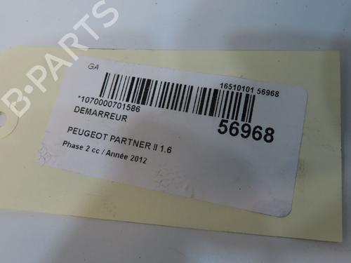 Starter PEUGEOT PARTNER Box Body/MPV 1.6 HDi / BlueHDi 75 | BP36367513M8 - Image 4