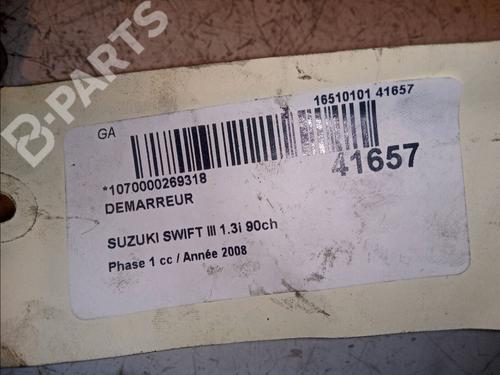 Starter SUZUKI SWIFT III (MZ, EZ) 1.3 (RS413, ZC11S) | BP11099138M8 