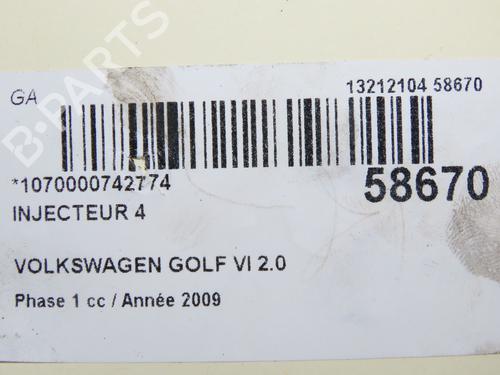 Injector VW GOLF VI (5K1) 2.0 TDI | BP38571143M100 - Image 5