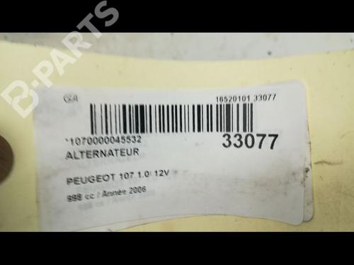 Alternator PEUGEOT 107 (PM_, PN_) 1.0 | BP9594780M7 