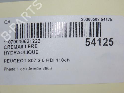 Steering rack PEUGEOT 807 (EB_) 2.0 HDi | BP30606498M22 