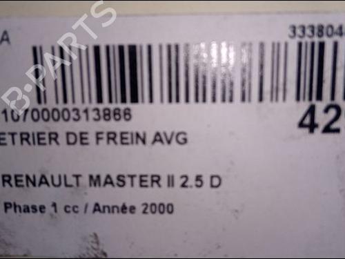 Used Left front brake caliper RENAULT MASTER II Van (FD) 2.5 D (FD0A, FD0E, FD2E, FD3E) (80 hp) 14878422