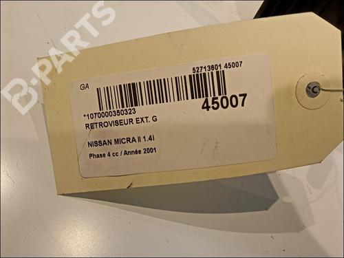 Left mirror NISSAN MICRA II (K11) 1.4 i 16V | BP11102717C26 