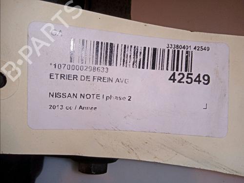 Left front brake caliper NISSAN NOTE (E11, NE11) 1.6 | BP14878405M105 