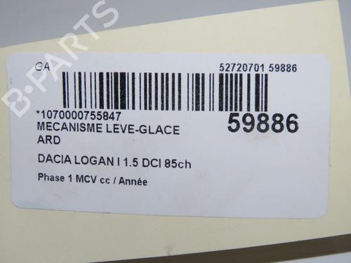 Rear right window mechanism DACIA LOGAN MCV (KS_) 1.5 dCi (KS0W) | BP36495263C25 - Image 4