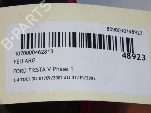 Used Left taillight FORD FIESTA V (JH_, JD_) 1.4 TDCi (68 hp) 16832986