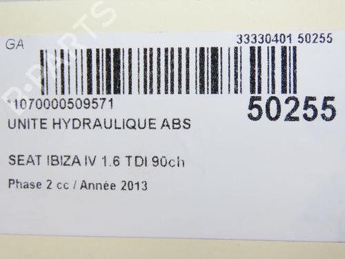 Used ABS pump SEAT IBIZA IV (6J5, 6P1) 1.6 TDI (90 hp) 28829937