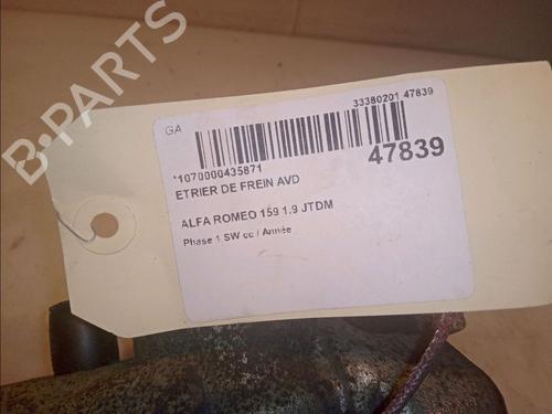 Used Right front brake caliper Right front brake caliper ALFA ROMEO 159 Sportwagon (939_) 1.9 JTDM 16V (939BXC1B, 939BXC12) (150 hp) 14996263 14996263
