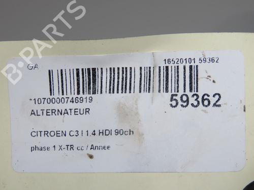Generator Generator CITROËN C3 I (FC_, FN_) 1.4 16V HDi (90 hp) 39893808 39893808