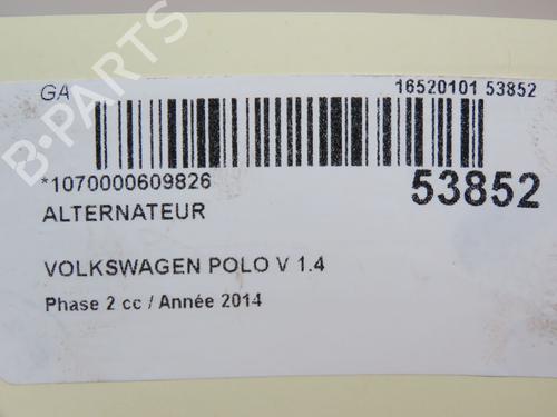 Used Alternator Alternator VW POLO V (6R1, 6C1) 1.4 TDI (90 hp) 28801435 28801435