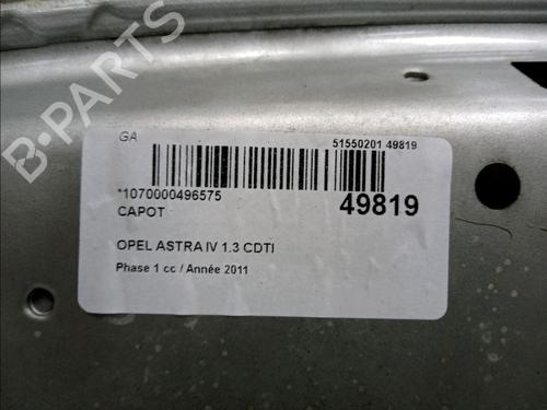 Hood OPEL ASTRA J Sports Tourer (P10) 1.7 CDTI (35) | BP18646077C1 