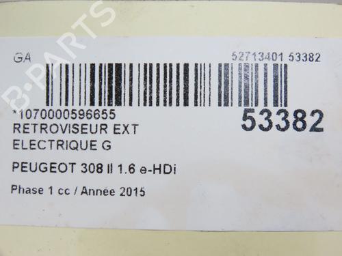Left mirror PEUGEOT 308 II (LB_, LP_, LW_, LH_, L3_) 1.6 HDi / BlueHDi 115 | BP28968716C26 