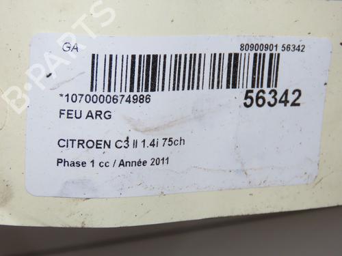 Left taillight CITROËN C3 II (SC_) 1.4 | BP32511545C34