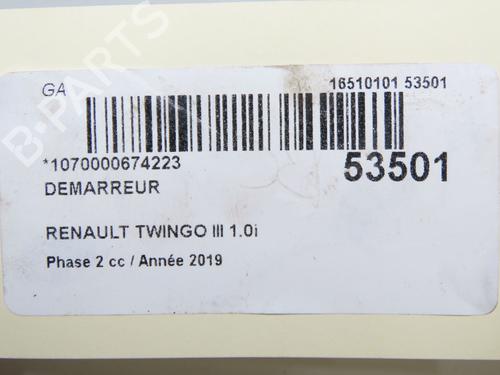 Motor de arranque RENAULT TWINGO III (BCM_, BCA_) 1.0 SCe 75 (73 hp) 32354687