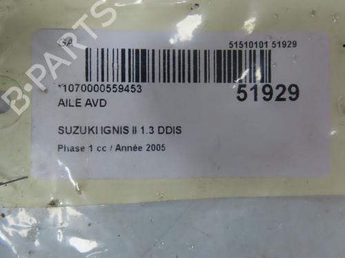 Used Right front fenders SUZUKI IGNIS II (MH) 1.3 DDiS (RM413D) (70 hp) 28830904