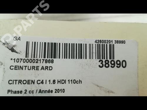 Rear right belt tensioner CITROËN C4 I (LC_) 1.6 HDi | BP9606196C90 
