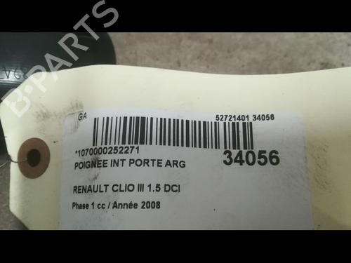 Rear left interior door handle RENAULT CLIO III (BR0/1, CR0/1) 1.5 dCi (BR17, CR17) | BP23176853I15 