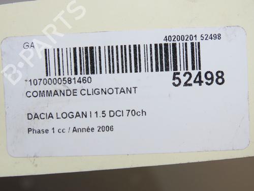 Steering column stalk DACIA LOGAN (LS_) 1.5 dCi (LS0K) | BP36893425I23  - Image 5
