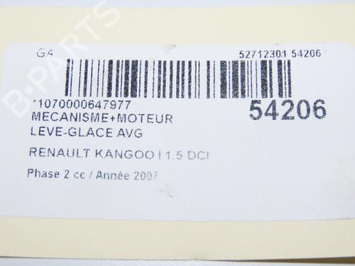 Rudehejsemekanisme ventre foran RENAULT KANGOO Express (FC0/1_) 1.5 dCi (FC1E) (68 hp) 32845308