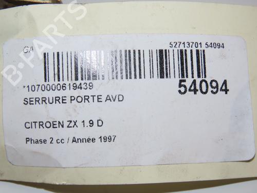 Used Front right lock CITROËN ZX (N2) 1.9 D (68 hp) 29150993