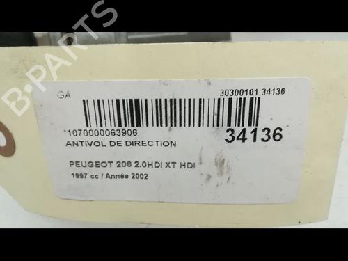 Used Ignition barrel PEUGEOT 206 Hatchback (2A/C) 2.0 HDI 90 (90 hp) 9595234