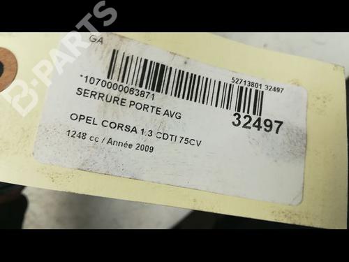 Front left lock OPEL CORSA D (S07) 1.3 CDTI (L08, L68) | BP9595229C98 