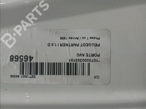 Left front door PEUGEOT PARTNER Box Body/MPV (5_, G_) 1.9 D | BP11763016C2