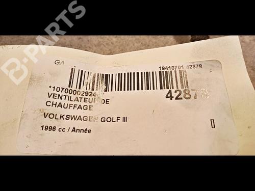 Heater blower motor VW GOLF III (1H1) 1.4 | BP9615701M62 