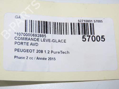 Used Switch PEUGEOT 208 I (CA_, CC_) 1.2 VTI 82 (82 hp) 32277462