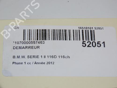 Used Starter Starter BMW 1 (F20) 116 d (116 hp) 22524575 22524575