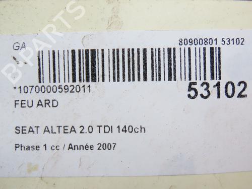 Right taillight SEAT ALTEA (5P1) 2.0 TDI 16V | BP28969563C35 