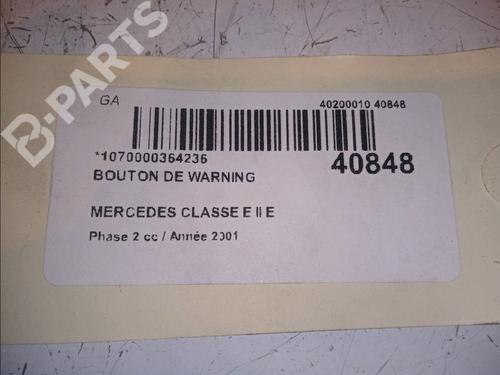 Warning switch MERCEDES-BENZ E-CLASS (W210) E 220 CDI (210.006) | BP11100741I22 