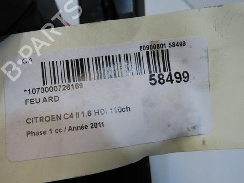 Used Right taillight Right taillight CITROËN C4 II (NC_) 1.6 HDi 110 (112 hp) 34356993 34356993