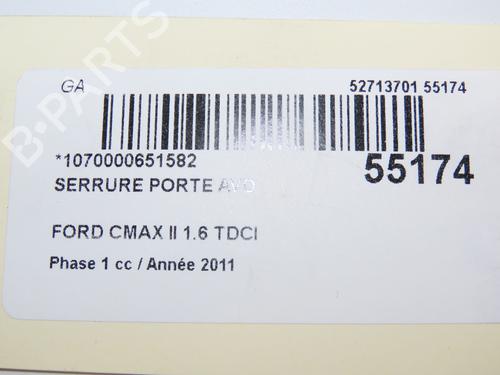 Front right lock FORD C-MAX II (DXA/CB7, DXA/CEU) 1.6 TDCi | BP31120861C97