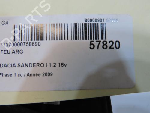 Left taillight DACIA SANDERO 1.2 16V | BP36427388C34 - Image 4