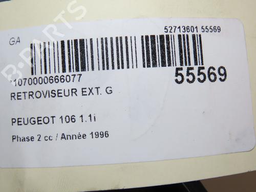 Left mirror PEUGEOT 106 II (1A_, 1C_) 1.1 i | BP29318791C26 