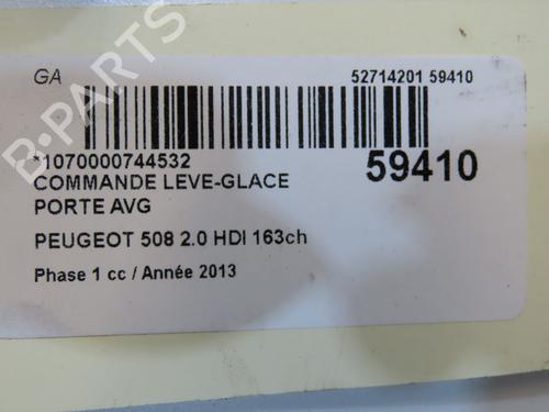 Left front window switch PEUGEOT 508 I (8D_) 2.0 HDi | BP38491543I27 - Image 4