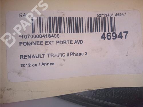 Front right exterior door handle RENAULT TRAFIC II Bus (JL) 2.0 dCi 115 | BP11944516C129 