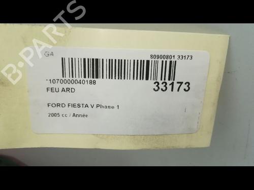 Used Right taillight FORD FIESTA V (JH_, JD_) 1.6 16V (100 hp) 9596488