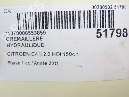 Used Steering rack CITROËN C4 II (NC_) 2.0 HDi / BlueHDi 150 (150 hp) 22774466