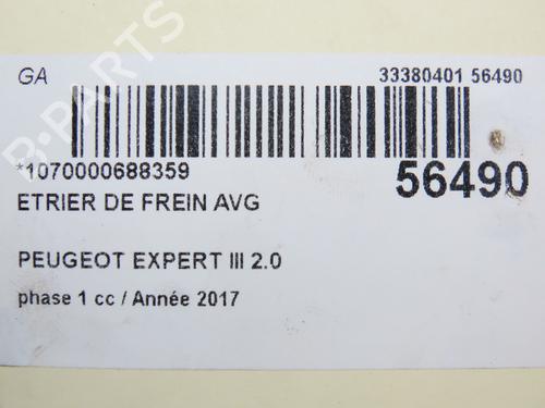 Left front brake caliper PEUGEOT EXPERT Van (V_) 2.0 BlueHDi 120 | BP30841115M105 - Image 6