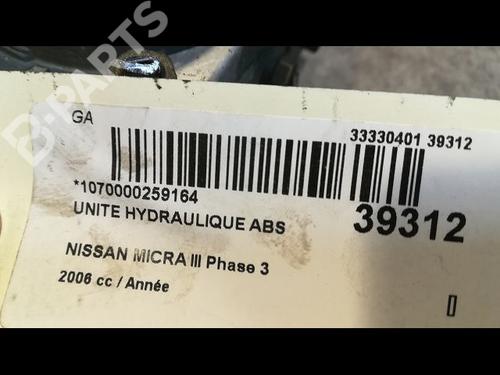 ABS pump NISSAN MICRA III (K12) 1.4 16V | BP9610836M43 