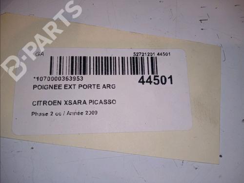Venstre bak utvendig håndtak CITROËN XSARA PICASSO (N68) 1.6 HDi | BP11103235C130 