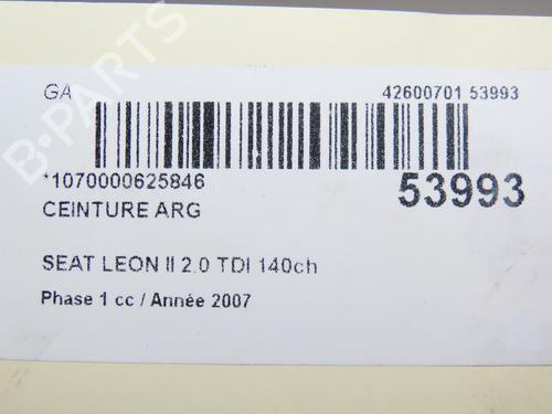 Used Rear left belt tensioner SEAT LEON (1P1) 2.0 TDI 16V (140 hp) 28830769