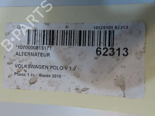 Used Alternator Alternator VW POLO V (6R1, 6C1) 1.2 TDI (75 hp) 39571967 39571967