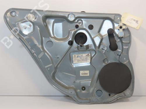 Rear left window mechanism VW POLO IV (9N_, 9A_) 1.4 TDI | BP28831782C24 