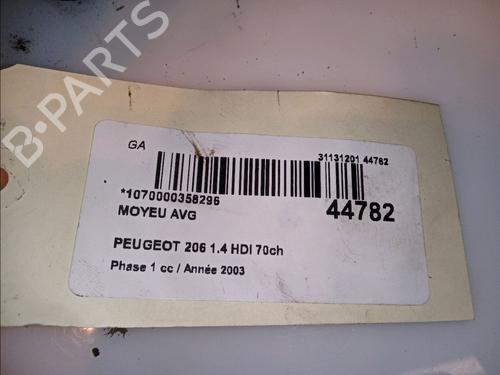 Right front steering knuckle PEUGEOT 206 Hatchback (2A/C) 1.4 HDi eco 70 | BP14876302M26 