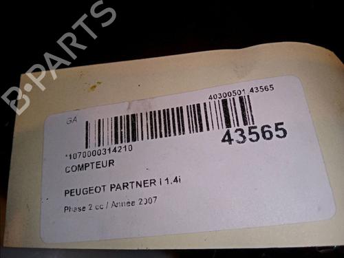 Instrument cluster PEUGEOT PARTNER MPV (5_, G_) 1.4 | BP11183530C47